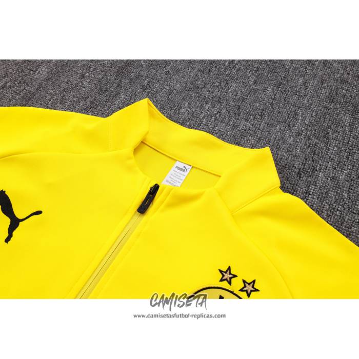 Chandal de Chaqueta del Borussia Dortmund 2023-2024 Amarillo